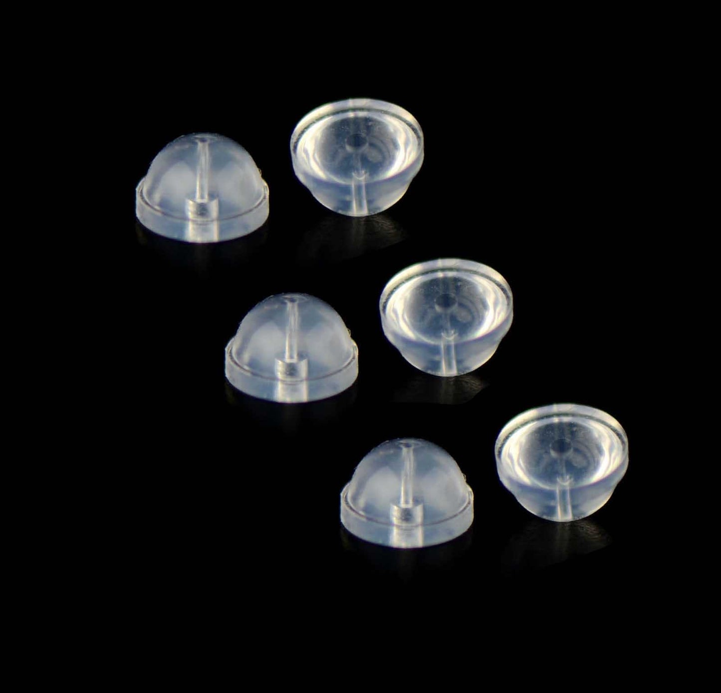Jelly Silicon Back Earring 3 Pairs!!!