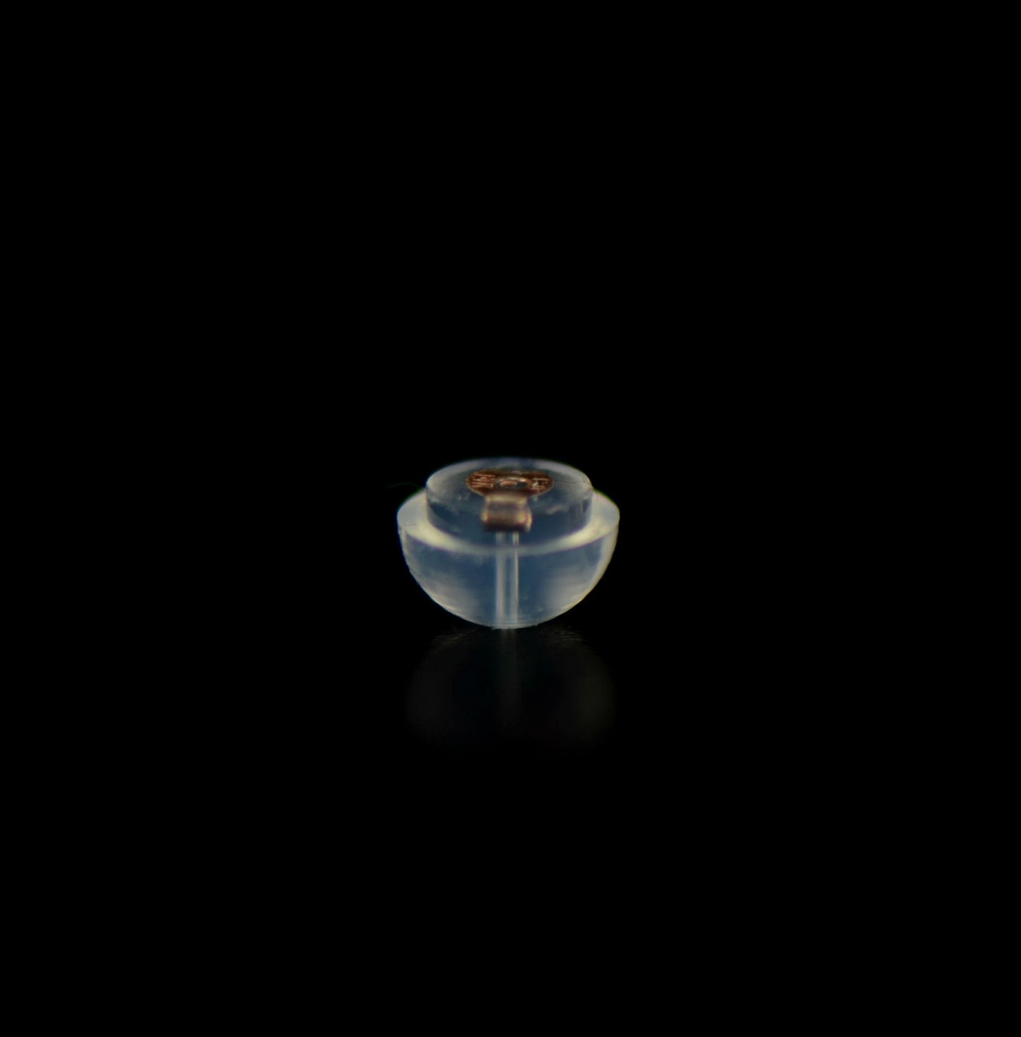 14k Rose Gold Gold Jelly Silicon Back Earring by Pc and Pair!!!