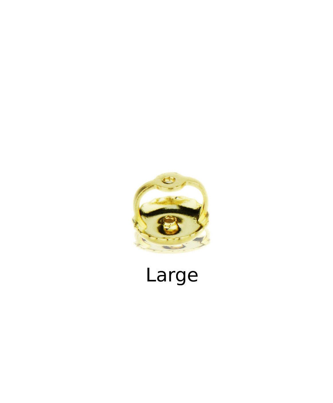 14k Yellow or White Gold Screw-Back Screwpost Earring Replacement Backing by PC