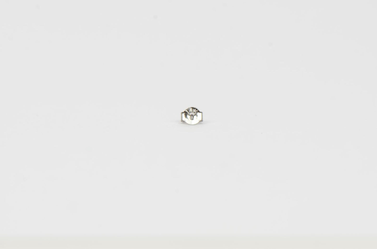 14k White Gold Push Back Earring Butterfly Backing Small Medium Large-by PC!!!