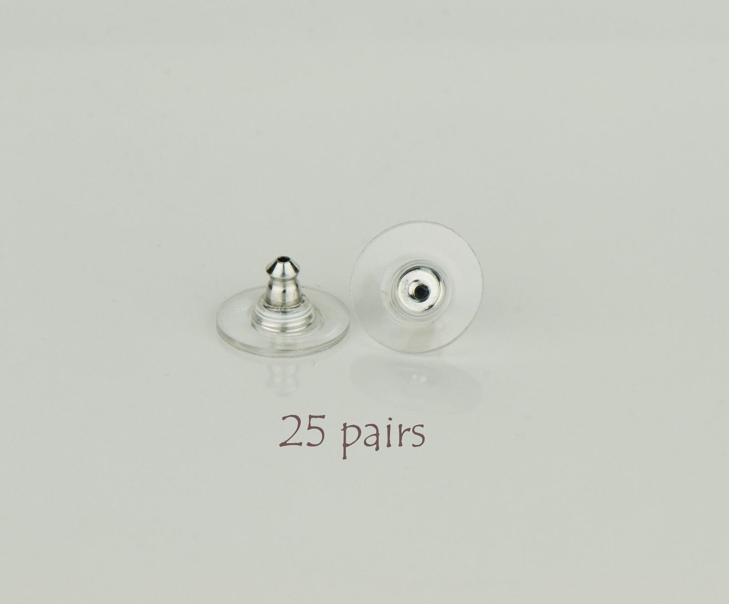 Earring Backs 25 Pairs