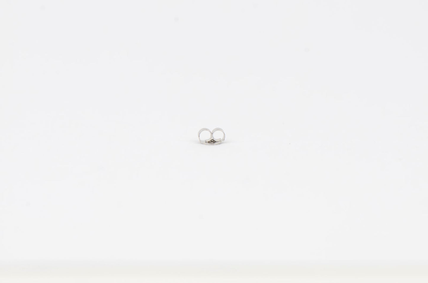 14k White Gold Push Back Earring Butterfly Backing Small Medium Large-by PC!!!