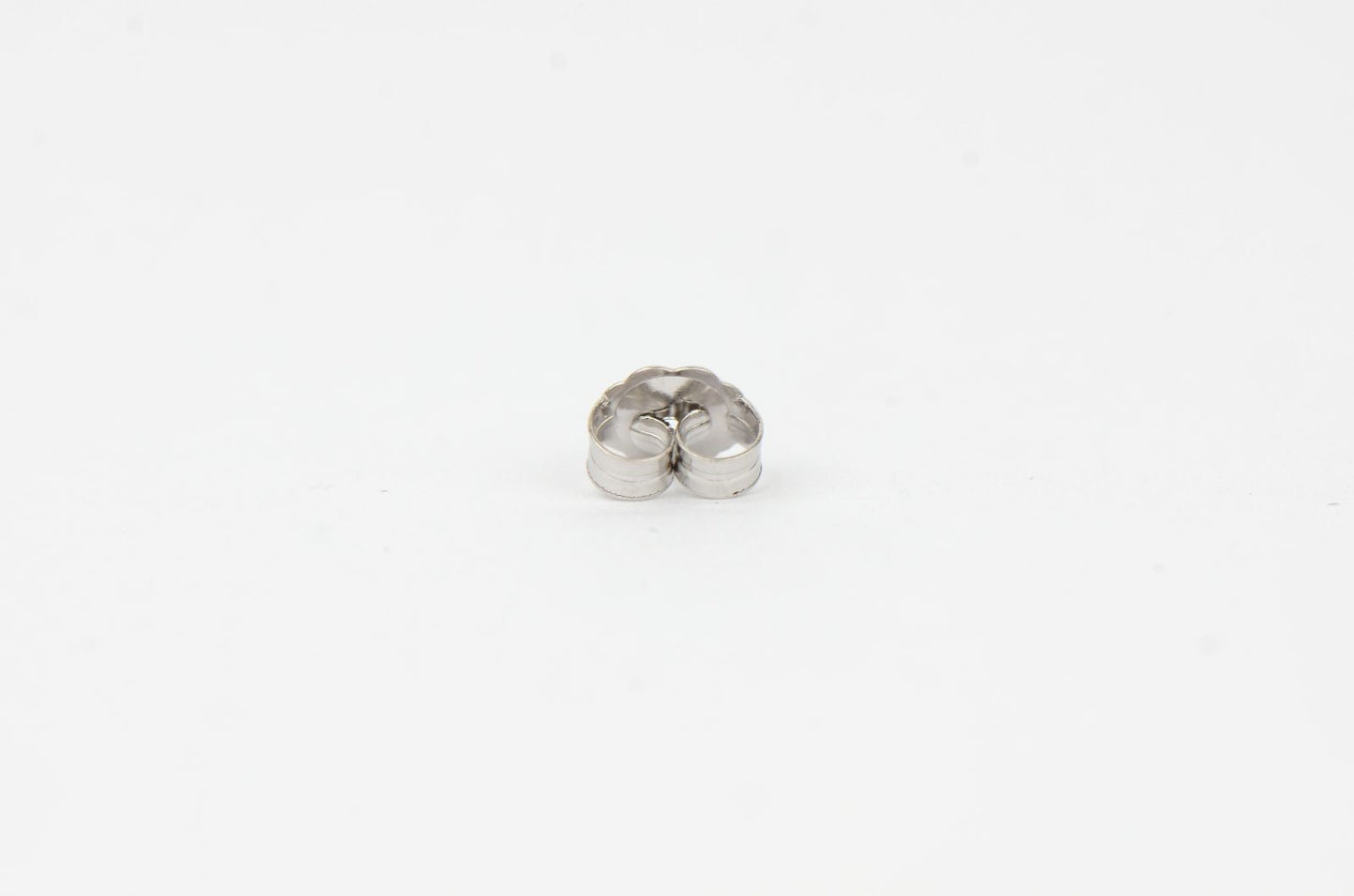 14k White Gold Push Back Earring Butterfly Backing Small Medium Large-by PC!!!