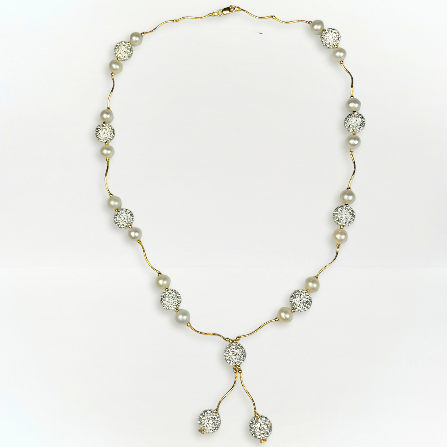 14K Yellow Gold Gorgeous Freshwater Pearl Necklaces for Women