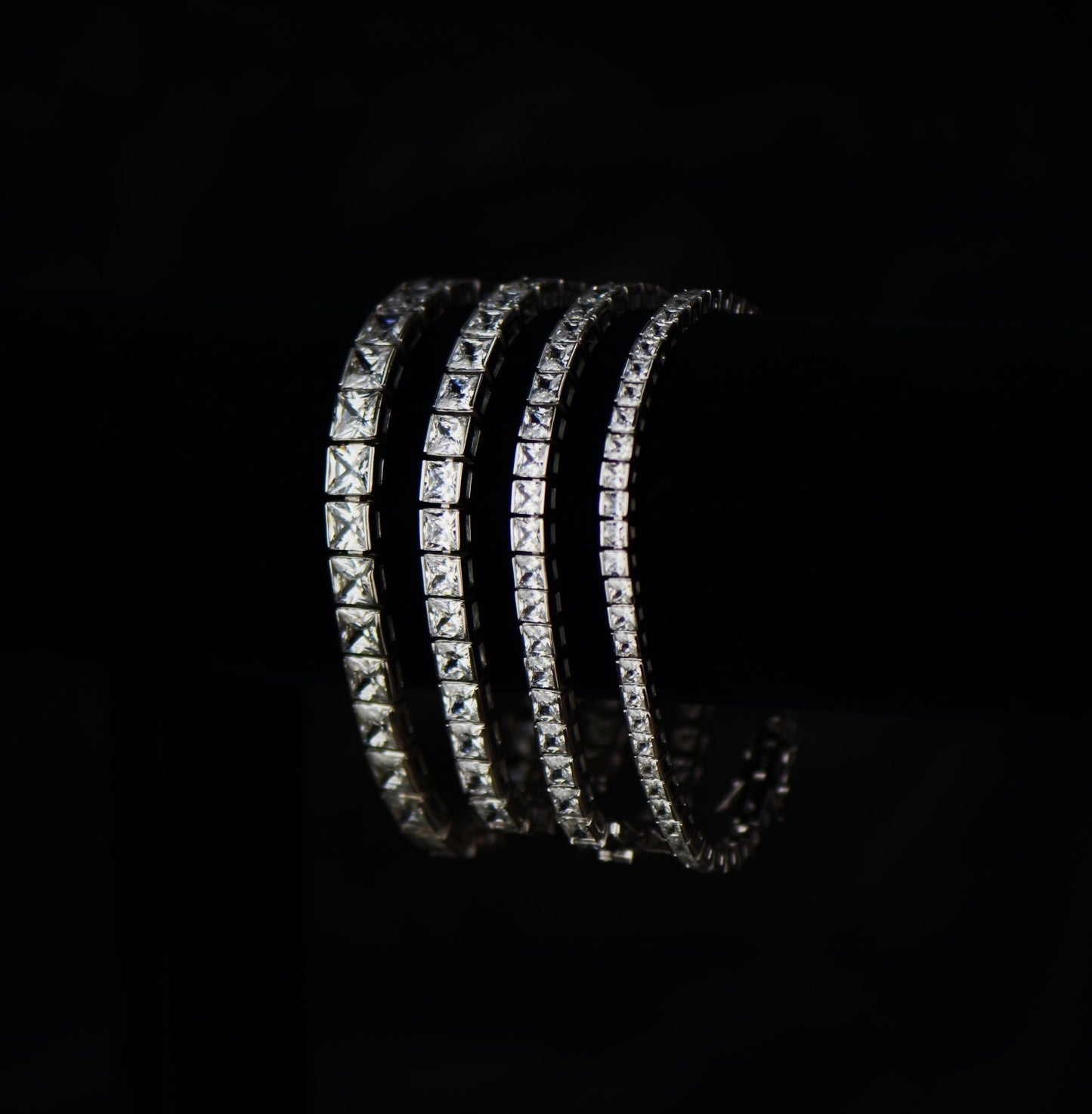 925-Sterling-Silver-Square-Princess-Cut-Tennis-Bracelet