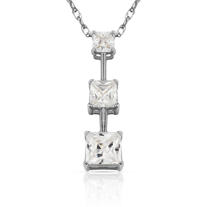 14k Yellow & White Gold Journey Pendant For Women