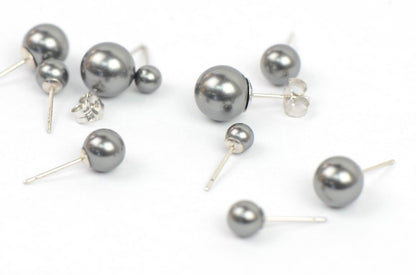 925 Sterling Silver Beautiful Pearls Stud Earrings for Women