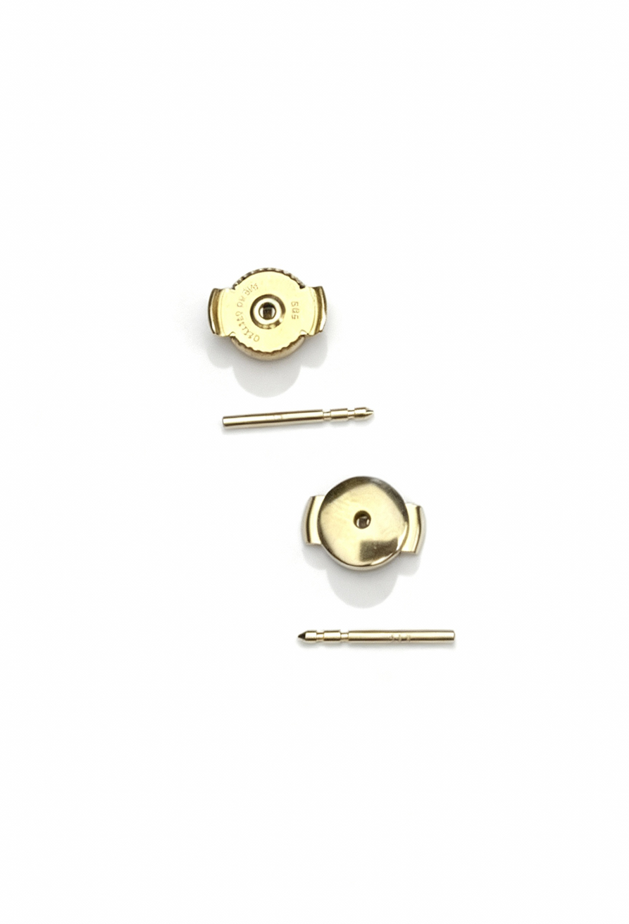 14k Gold Guardian Back and Post System Earring Replacement by piece