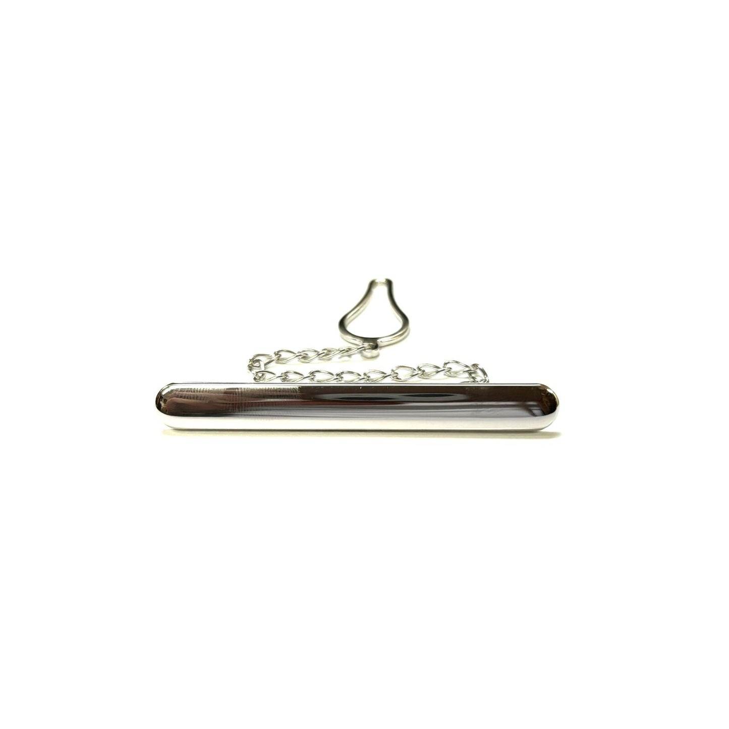925 Sterling Silver Italy Tie Clip with Chain