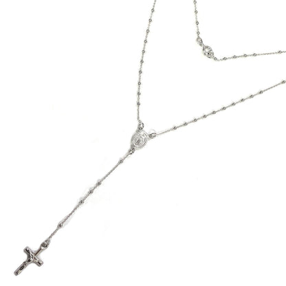 925 STERLING SILVER ITALIAN ROSARY 2mm 18"