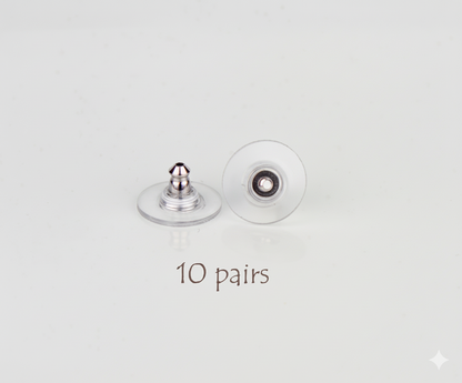 Earring Backs 10 Pairs