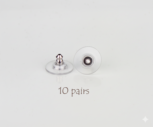 Earring Backs 10 Pairs