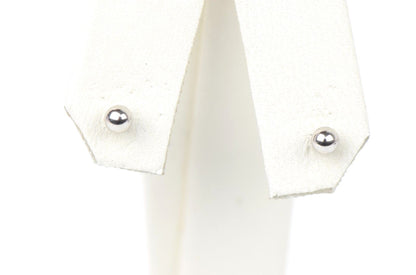925-Sterling-Silver-Round Ball Stud Earrings High Polished