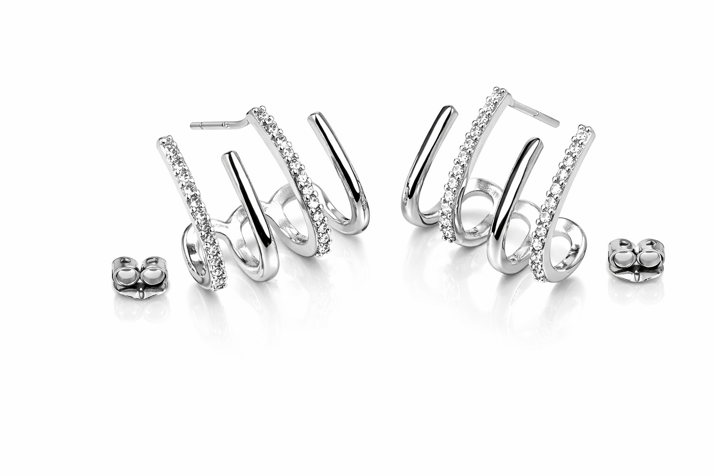 14K Yellow Gold Earrings Push Back
