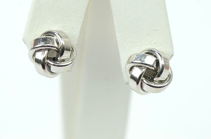 925 Sterling Silver Love Knot Stud Earring