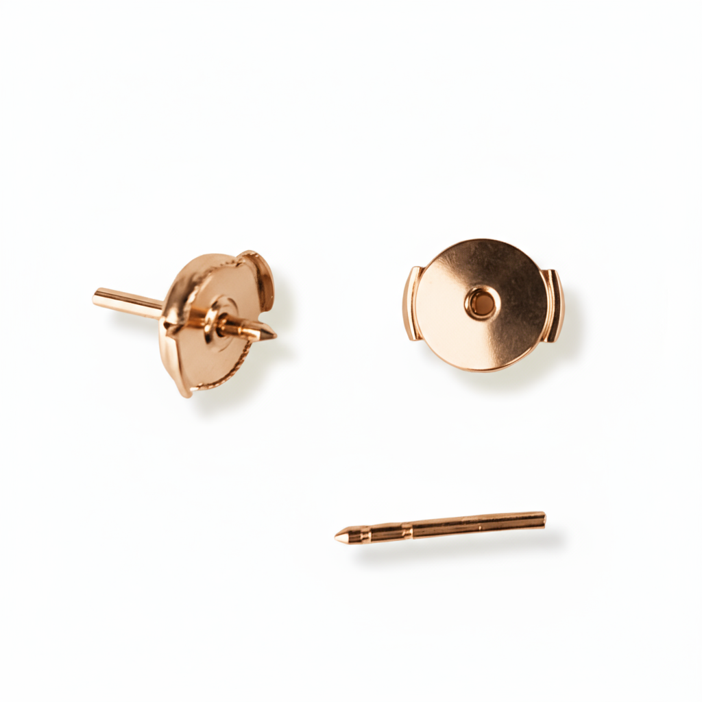 14k Gold Guardian Back and Post System Earring Replacement by piece