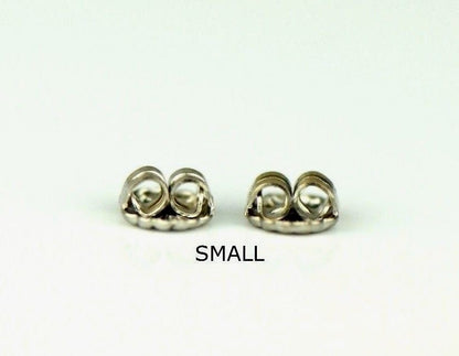 14K White or Yellow Solid Gold Earring Back Butterfly by 1,2,3,6,Pairs!!