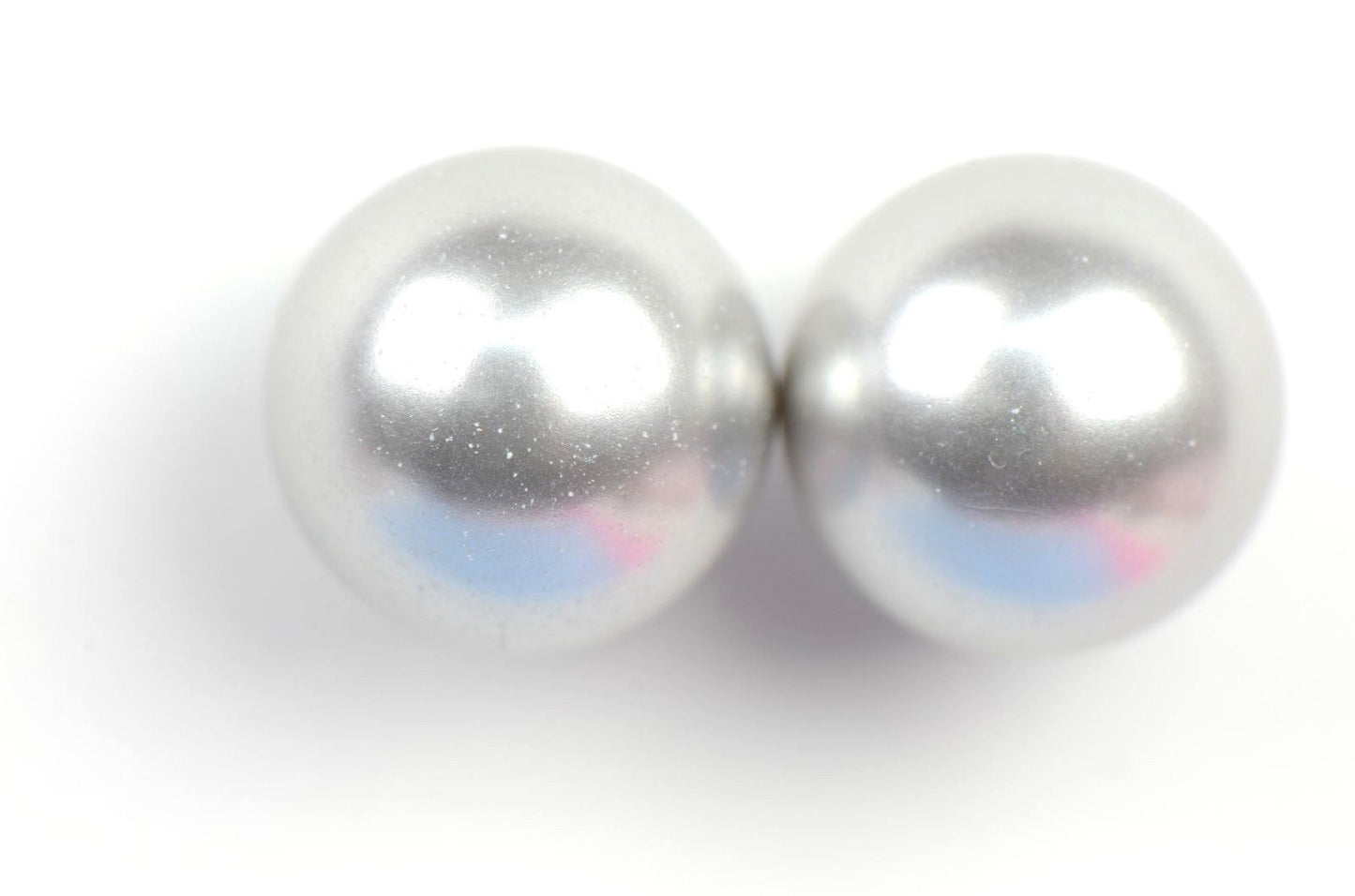 925 Sterling Silver Classic Pearls push back Stud Earrings for Women
