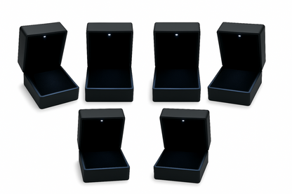 LED Earring Box Velvet Jewelry Case Gifts Box