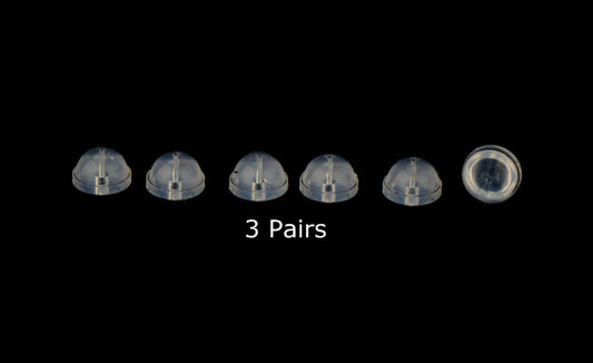 Jelly Silicon Back Earring by 3 Pairs!!!This is Jelly Silicon Back Earring 3 Pai