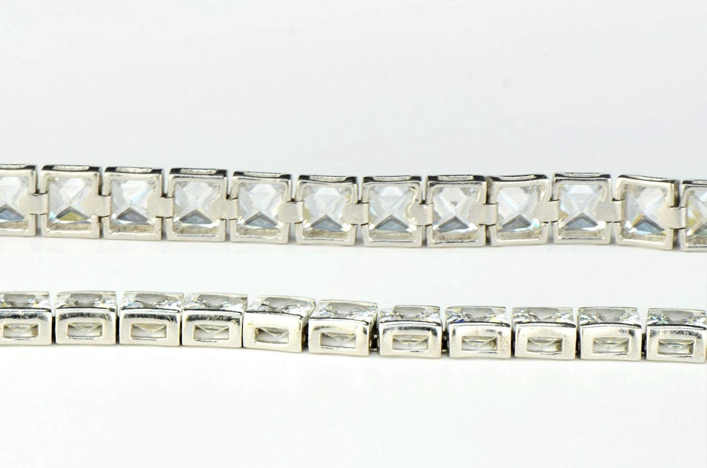 925-Sterling-Silver-Square-Princess-Cut-Tennis-Bracelet