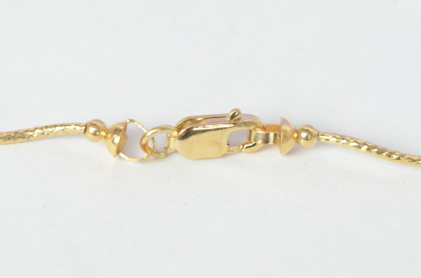 14k Yellow or White Gold Genuine Swarovski Crystal Beads Necklace Set