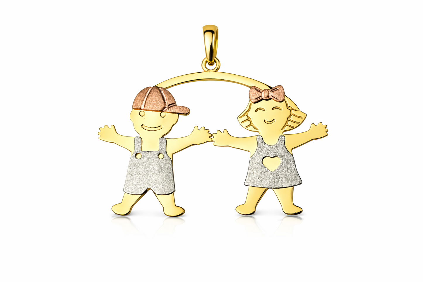 14k Yellow Gold Little Boy or Girl Pendant