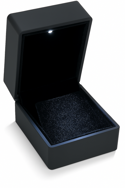LED Earring Box Velvet Jewelry Case Gifts Box