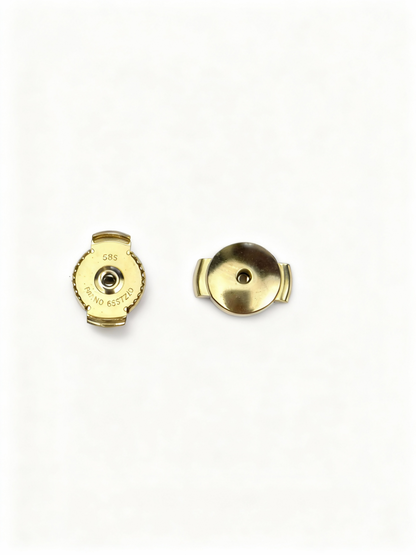 14k Gold Guardian Back and Post System Earring Replacement by piece