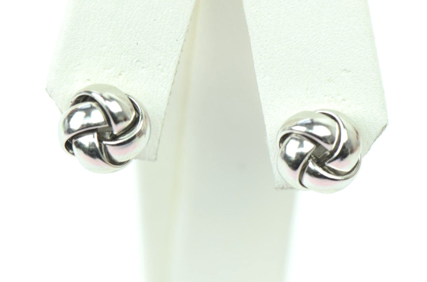 925 Sterling Silver Love Knot Stud Earring