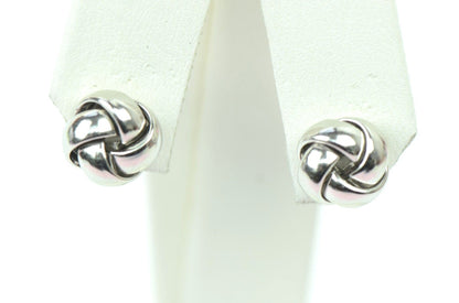 925 Sterling Silver Love Knot Stud Earring