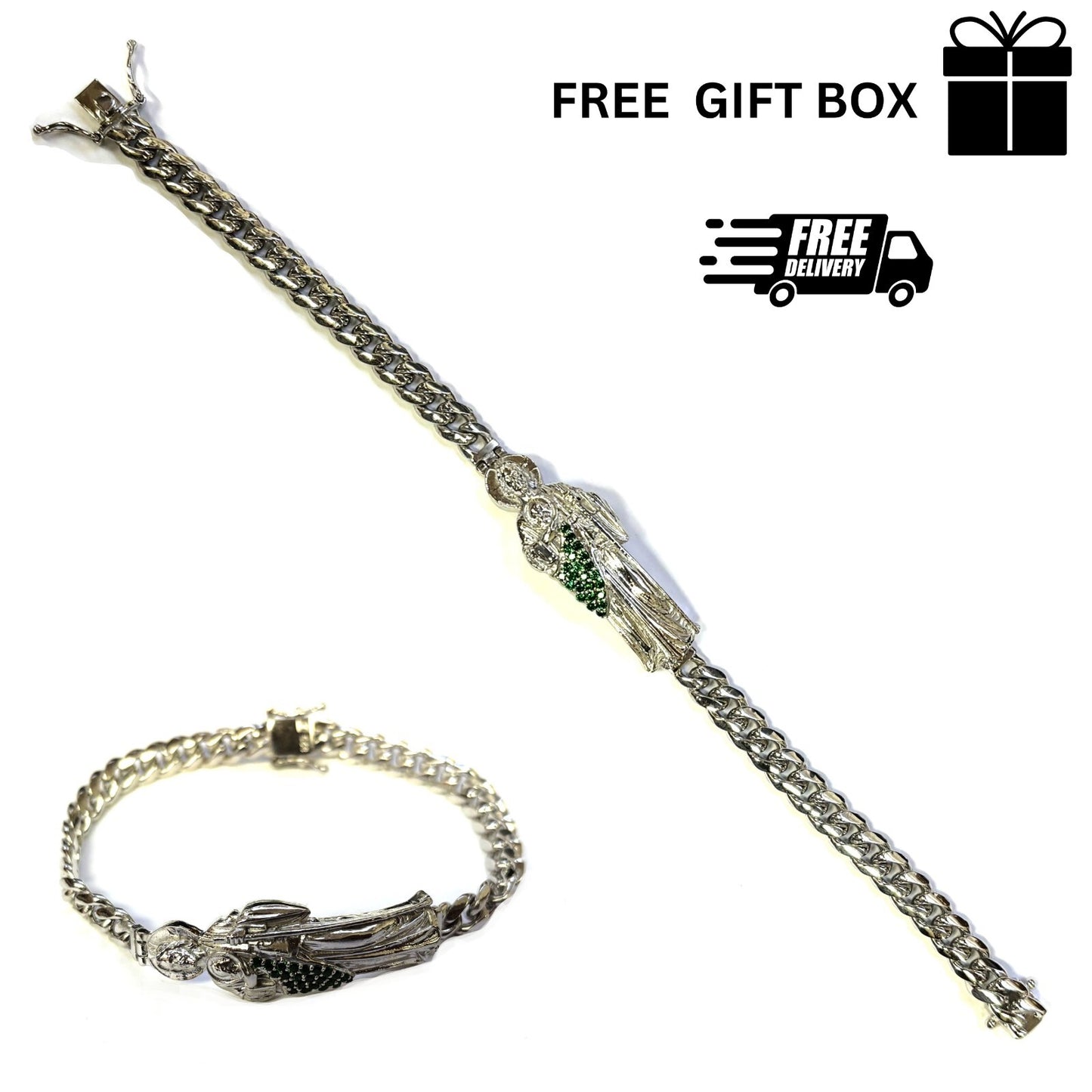 Sterling Silver 925 St. Jude Bracelet