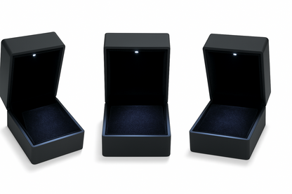 LED Earring Box Velvet Jewelry Case Gifts Box
