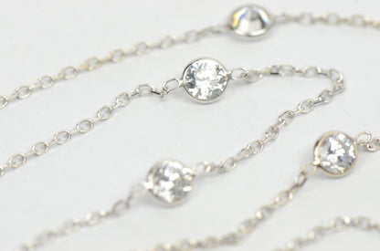 925 Sterling Silver Cubic Zirconia Necklace
