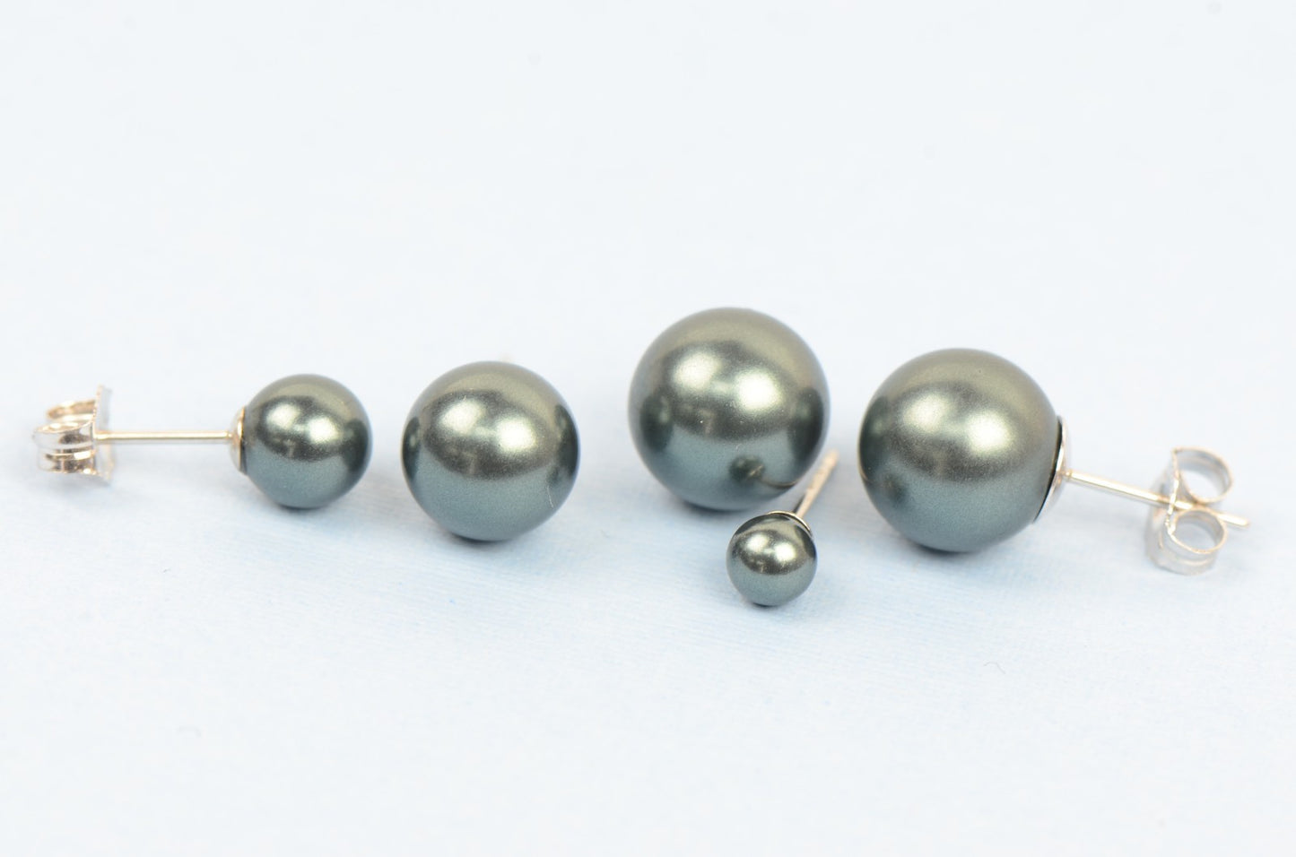 925  Sterling Silver Beautiful Swarovski Pearls Earrings for women