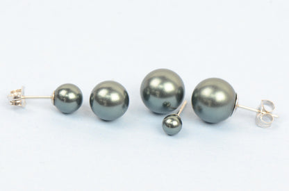 925  Sterling Silver Beautiful Swarovski Pearls Earrings for women