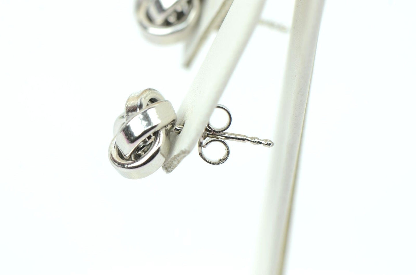 925 Sterling Silver Love Knot Stud Earring