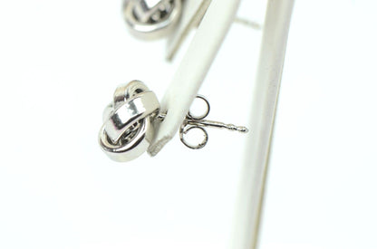 925 Sterling Silver Love Knot Stud Earring