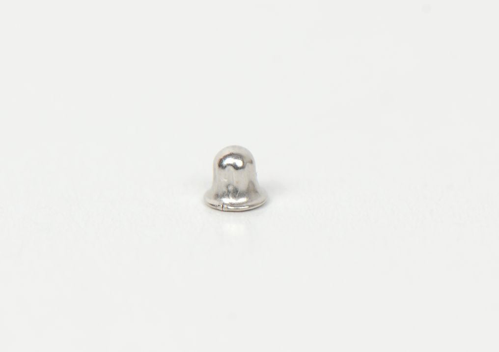 14K Solid White Gold Screw Back Earring Backing (small) by pc