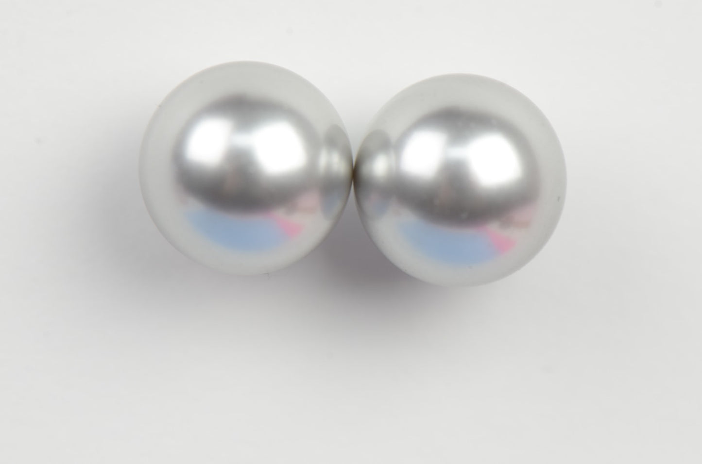 925 Sterling Silver Classic Pearls push back Stud Earrings for Women