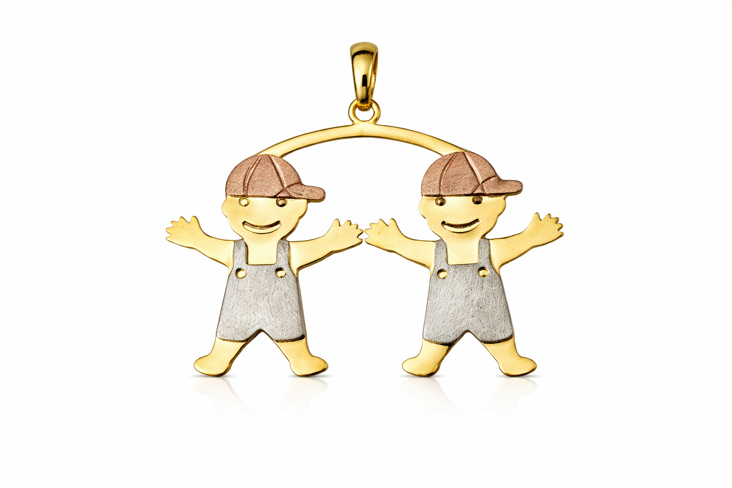 14k Yellow Gold Little Boy or Girl Pendant