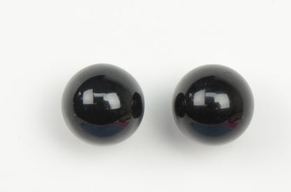 925 Sterling Silver black Onyx Pearl 4mm 8mm Stud Earrings for Women