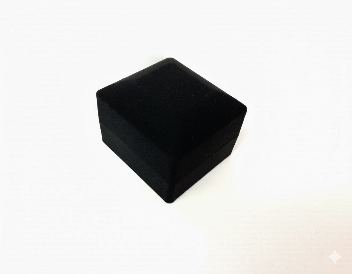 LED Ring Box Velvet Jewelry Case Gifts Box