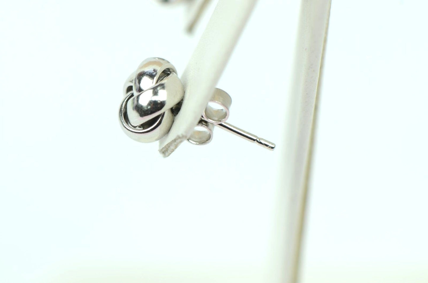 925 Sterling Silver Love Knot Stud Earring
