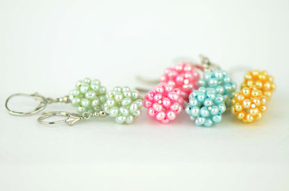 Sterling Silver Genuine Freshwater Earrings