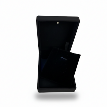 LED Light Pendant Box Velvet Jewelry Case Gifts Box