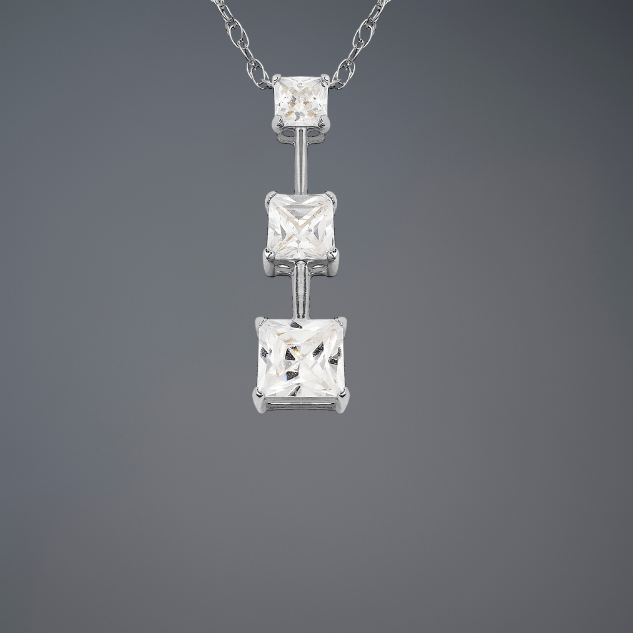 14k Yellow & White Gold Journey Pendant For Women
