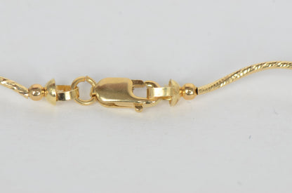 14k Yellow or White Gold Genuine Swarovski Crystal Element Beaded Necklace set