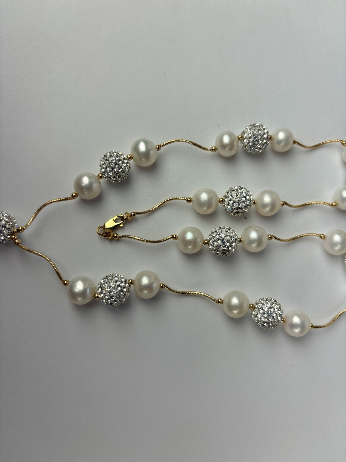 14K Yellow Gold Gorgeous Freshwater Pearl Necklaces for Women