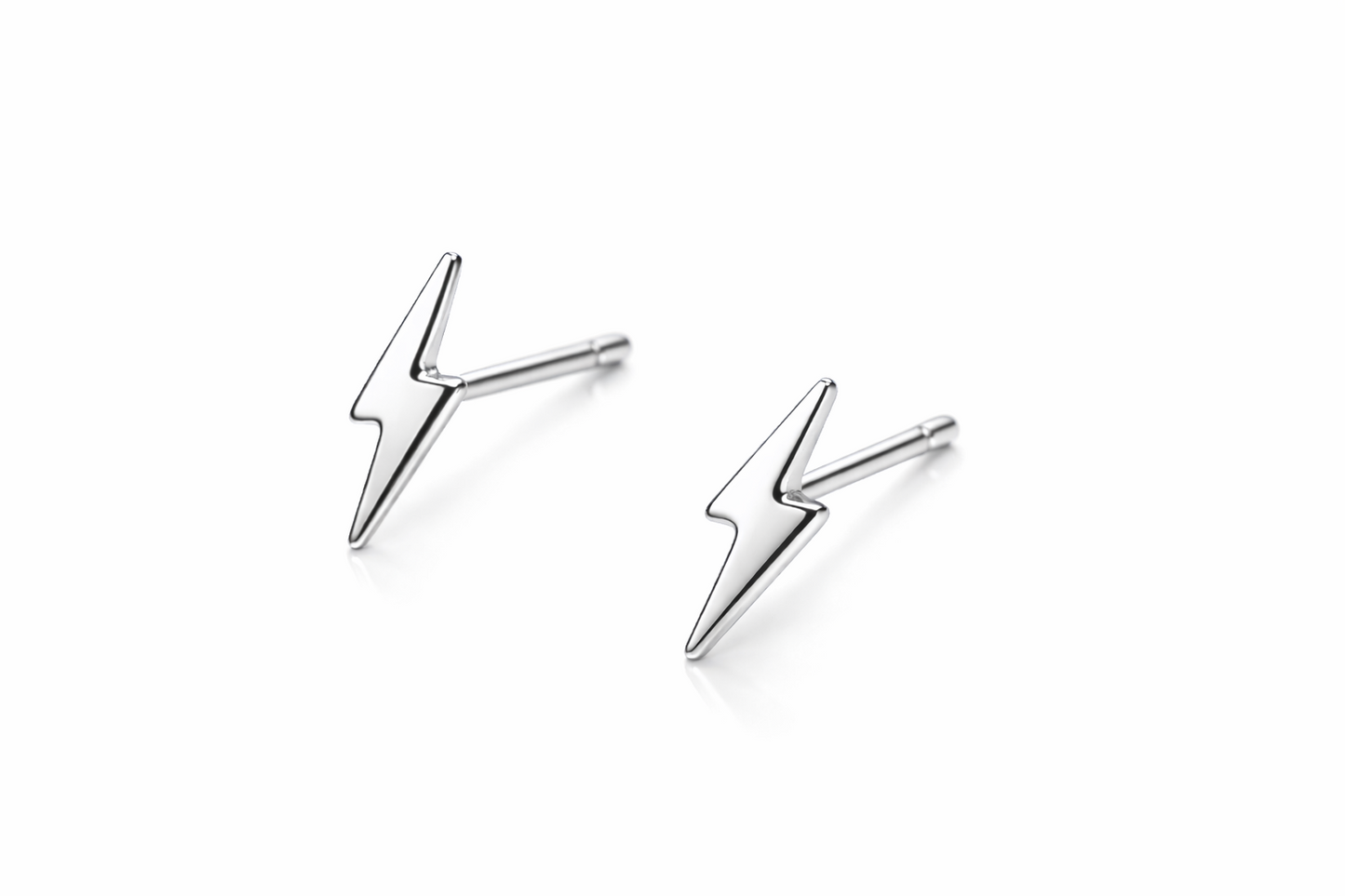 14K Yellow/White/Rose lighting Bolt with Push Backs